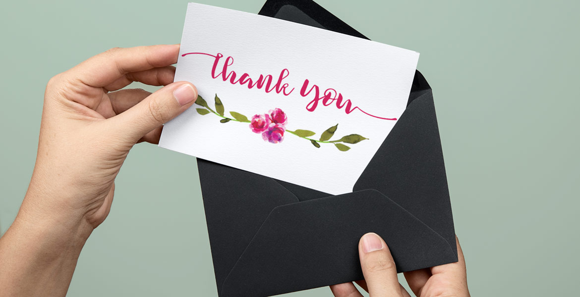 Say Thank You with a Pretty Free Printable Card!