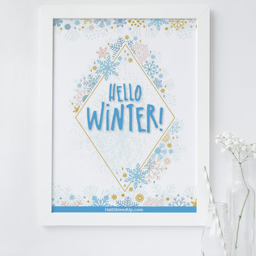 Free Winter Printable from HallStirredUp.com