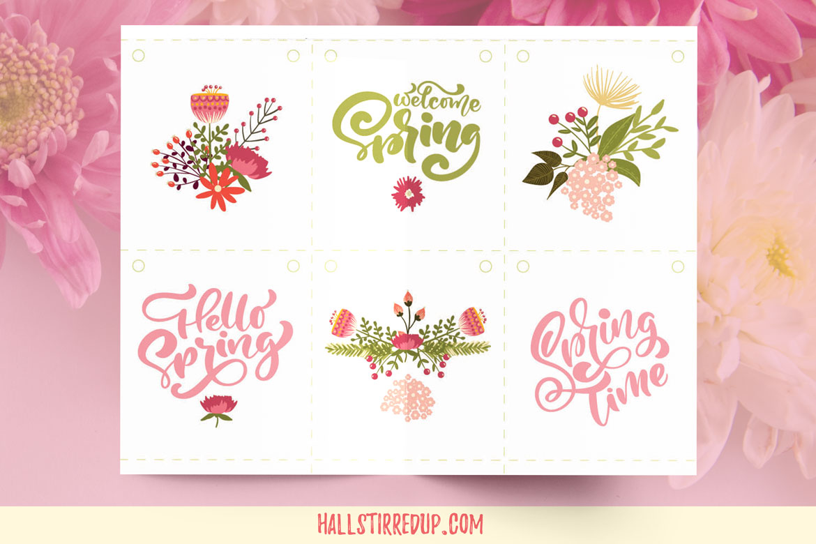 Let’s Celebrate Spring with a fun bunting printable!