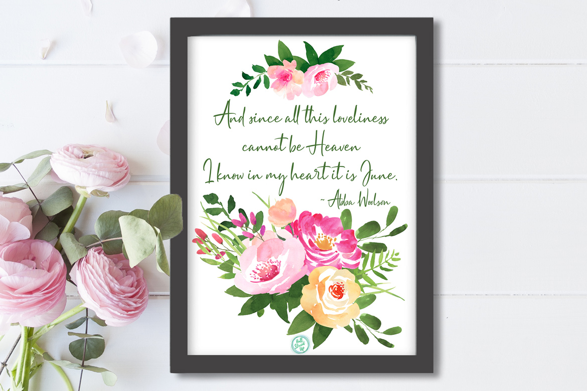 My Favorite June Quote and a New Printable!