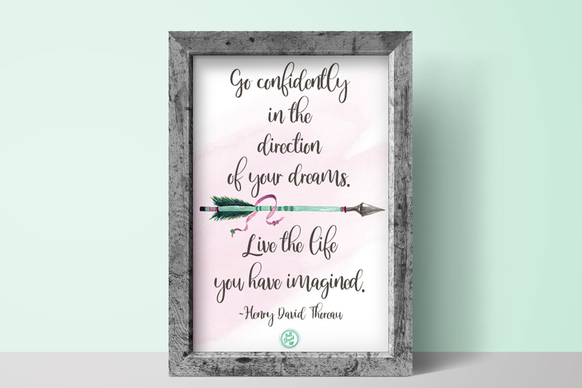 New Direction and a New Motivation Printable!