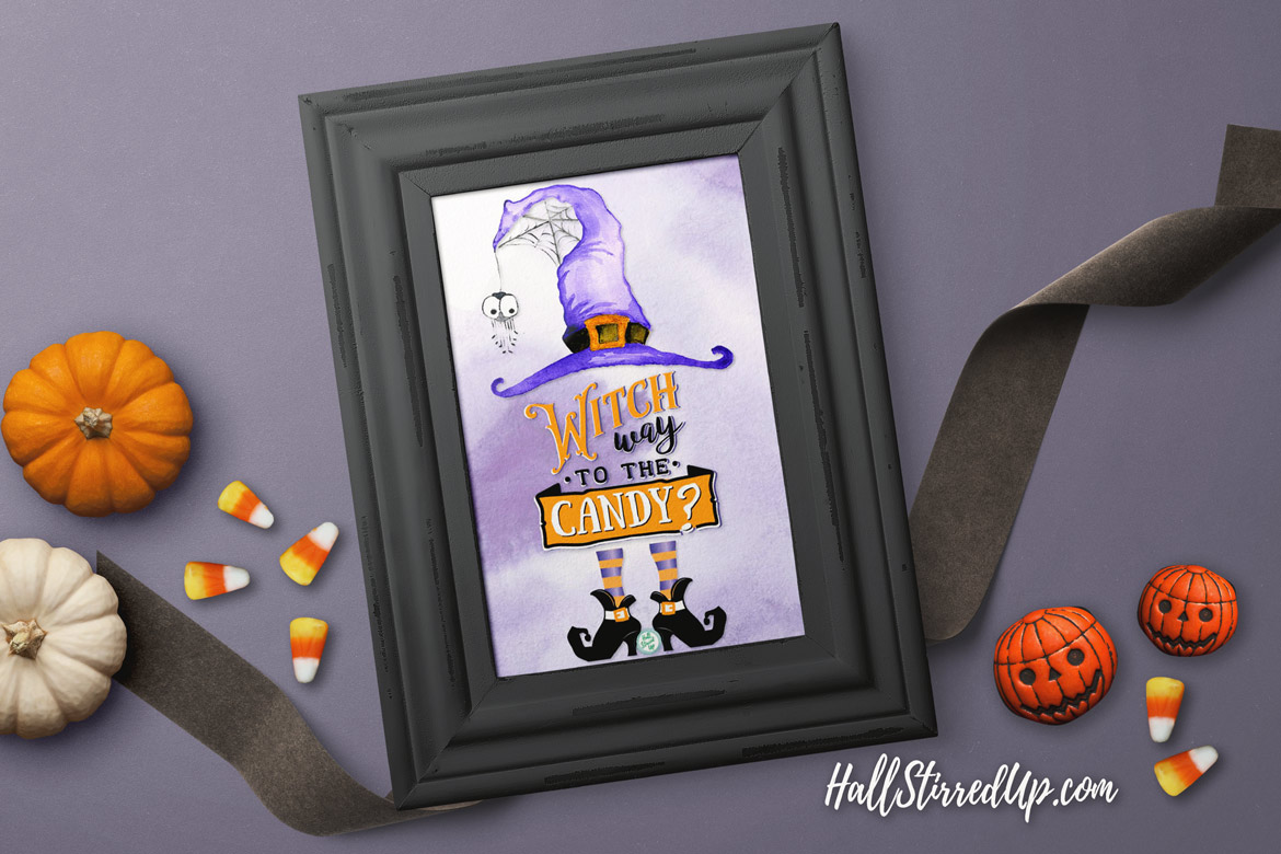 Witch Way to the Candy? Fun Halloween Printable