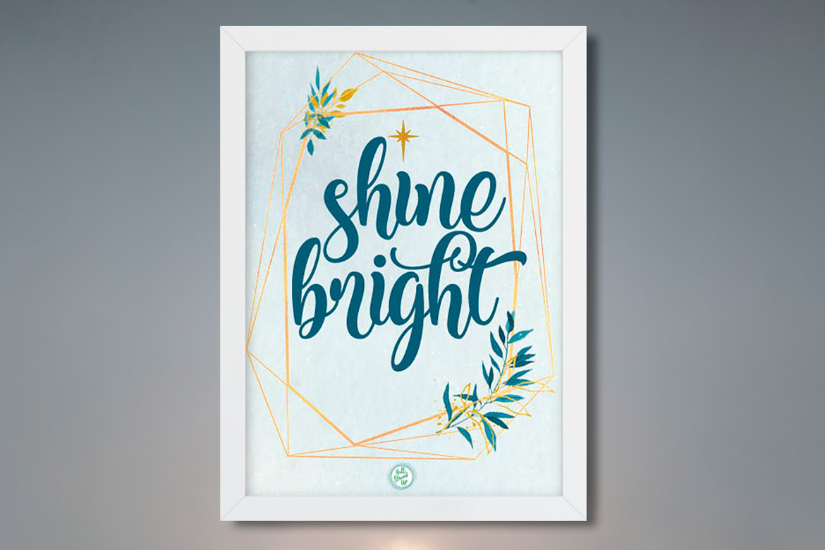 Monthly Motivation – Shine Bright! Includes printable