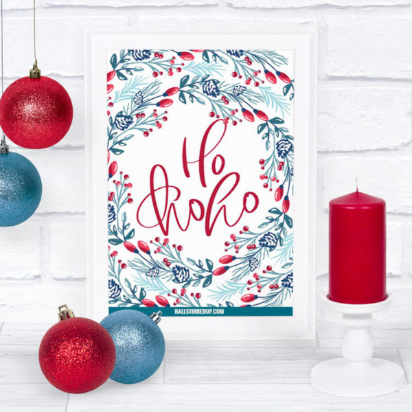 Ho-Ho-Ho Holiday printable