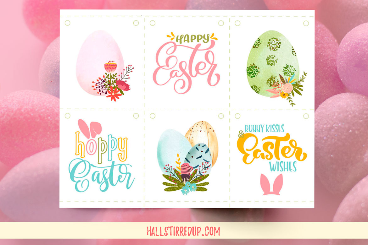 Celebrate Easter with a fun printable bunting!