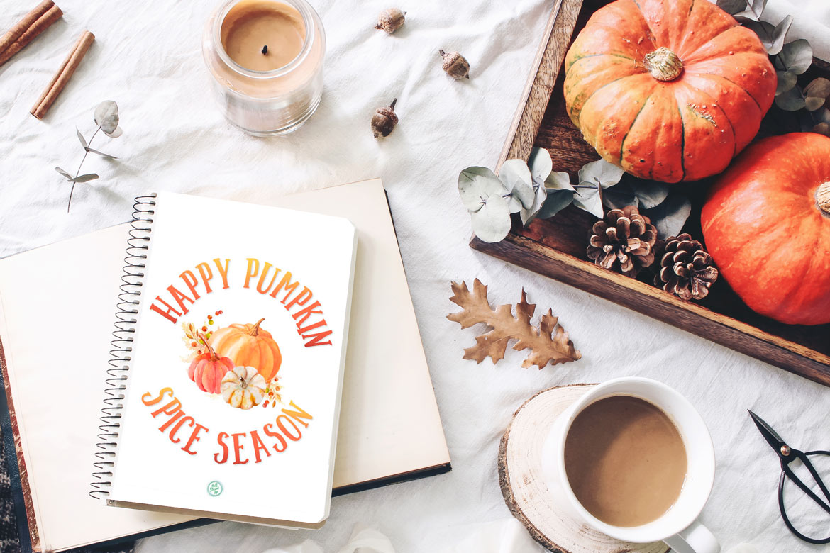 Happy Pumpkin Spice Season! Includes a pretty new printable