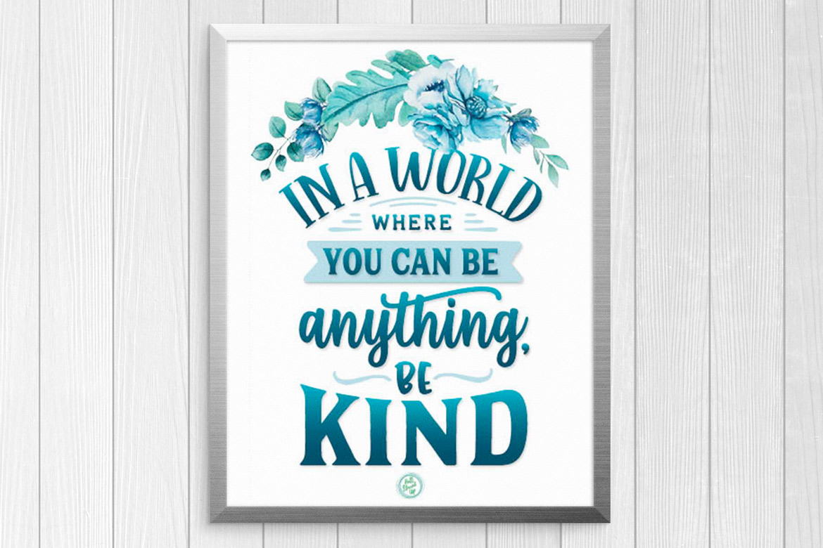 4 Steps to Kindness! Monthly Motivation includes printable