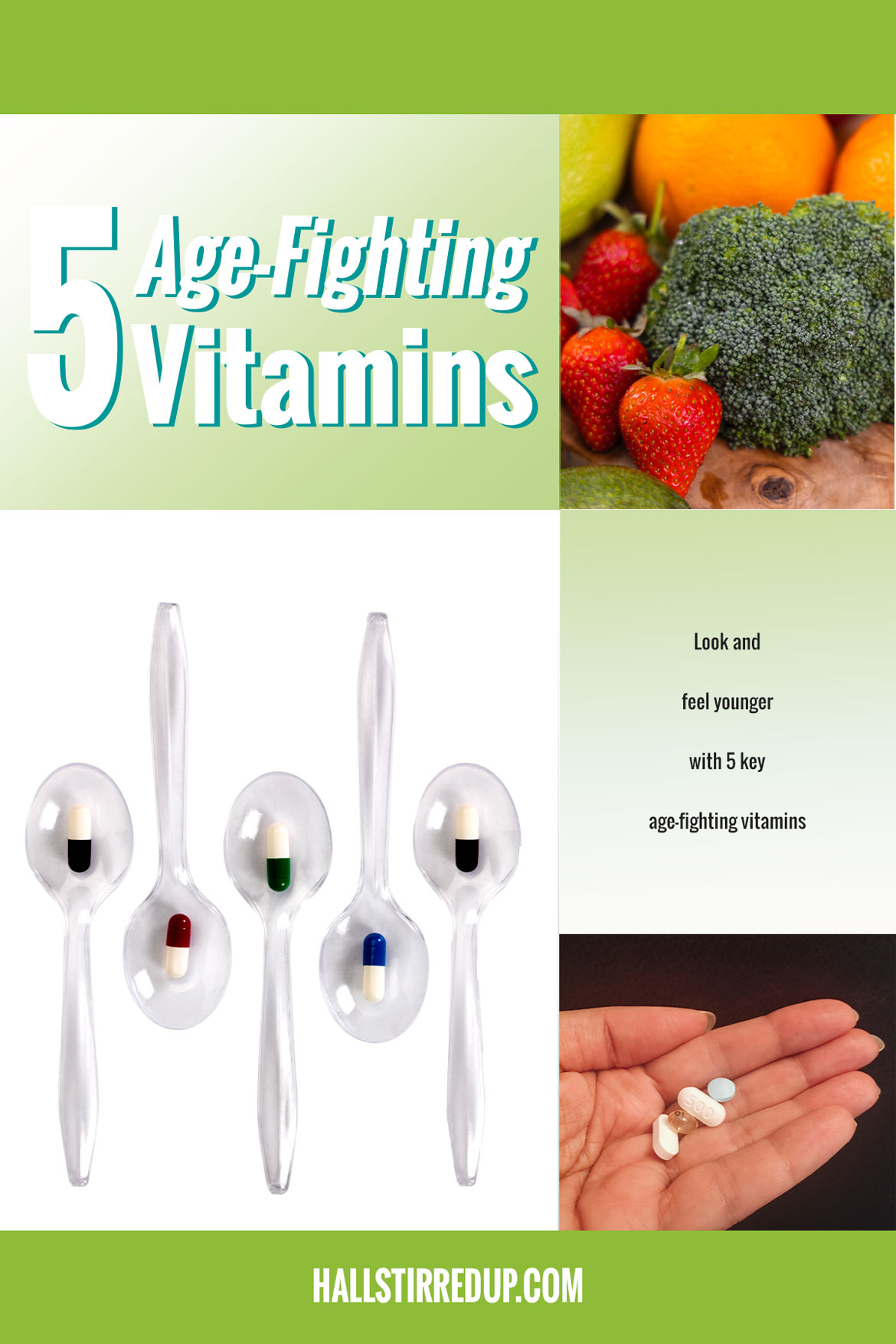 Best at every age! 5 key age fighting vitamins