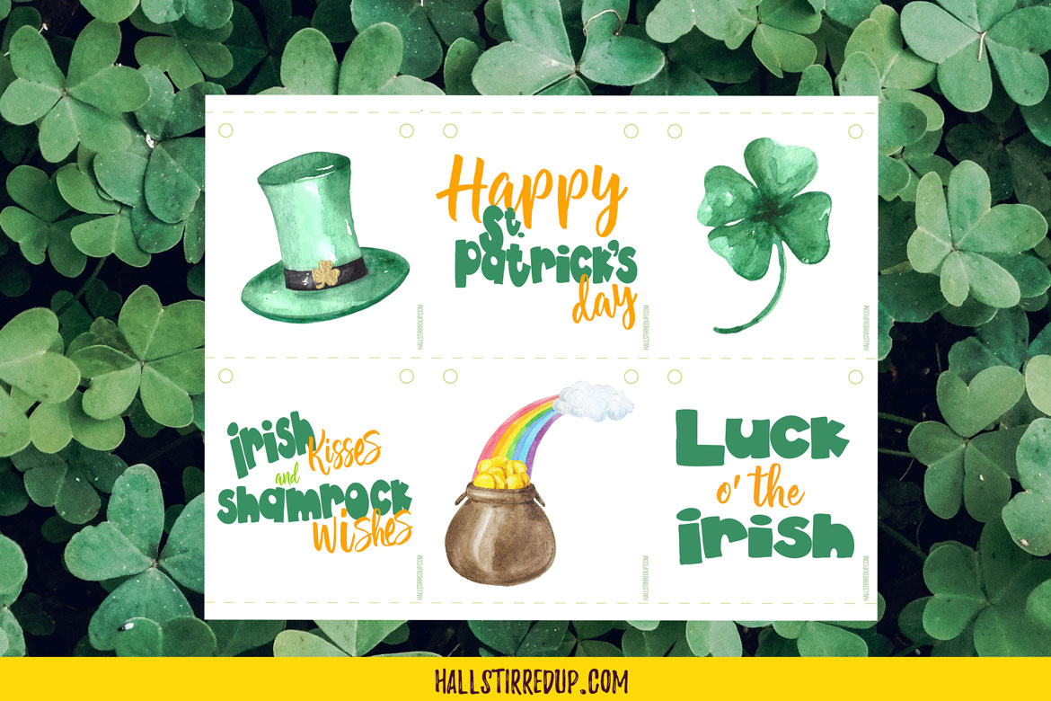 Celebrate St. Patrick’s Day with a free printable bunting!