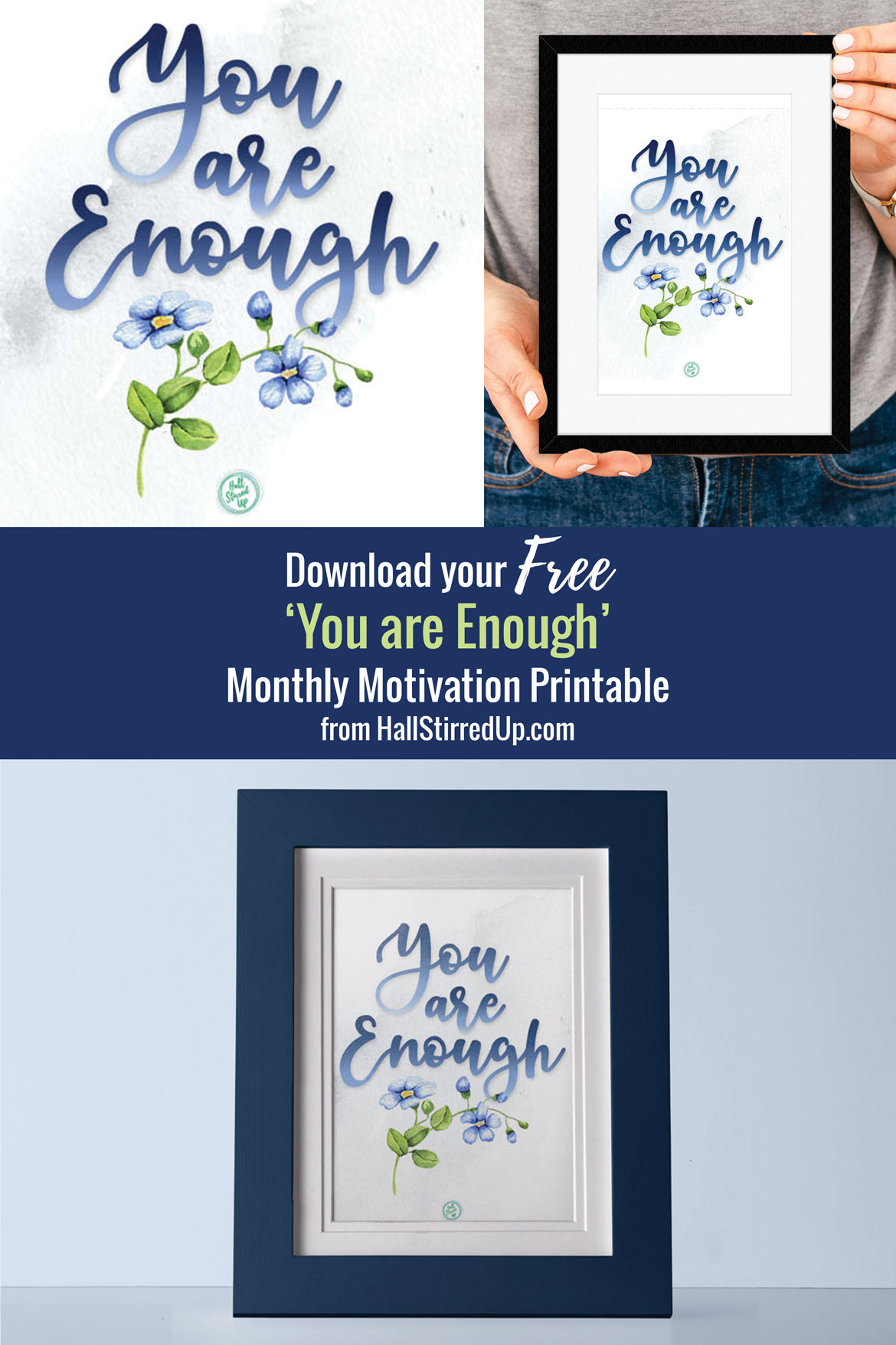 Kick your critic to the curb! Includes a free 'You are Enough' printable