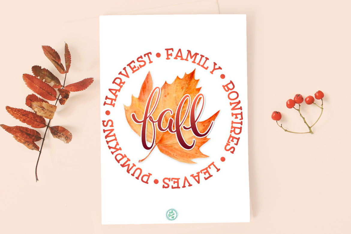 All the fall fun and a pretty new printable!