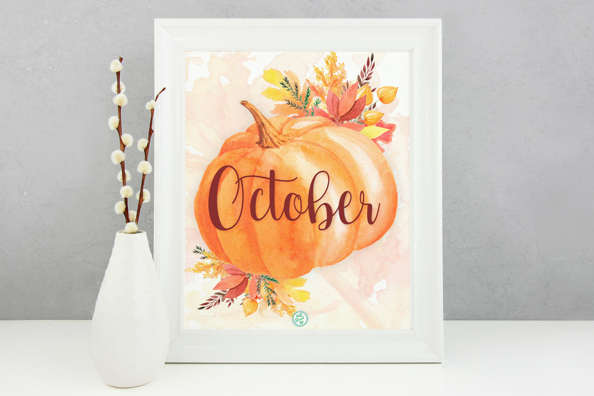 Greet October with a Free Pumpkin Printable!