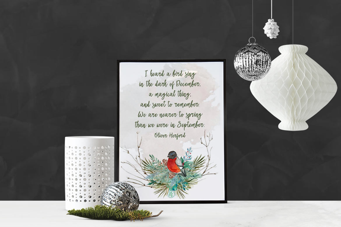 It’s a New December Quote Printable!