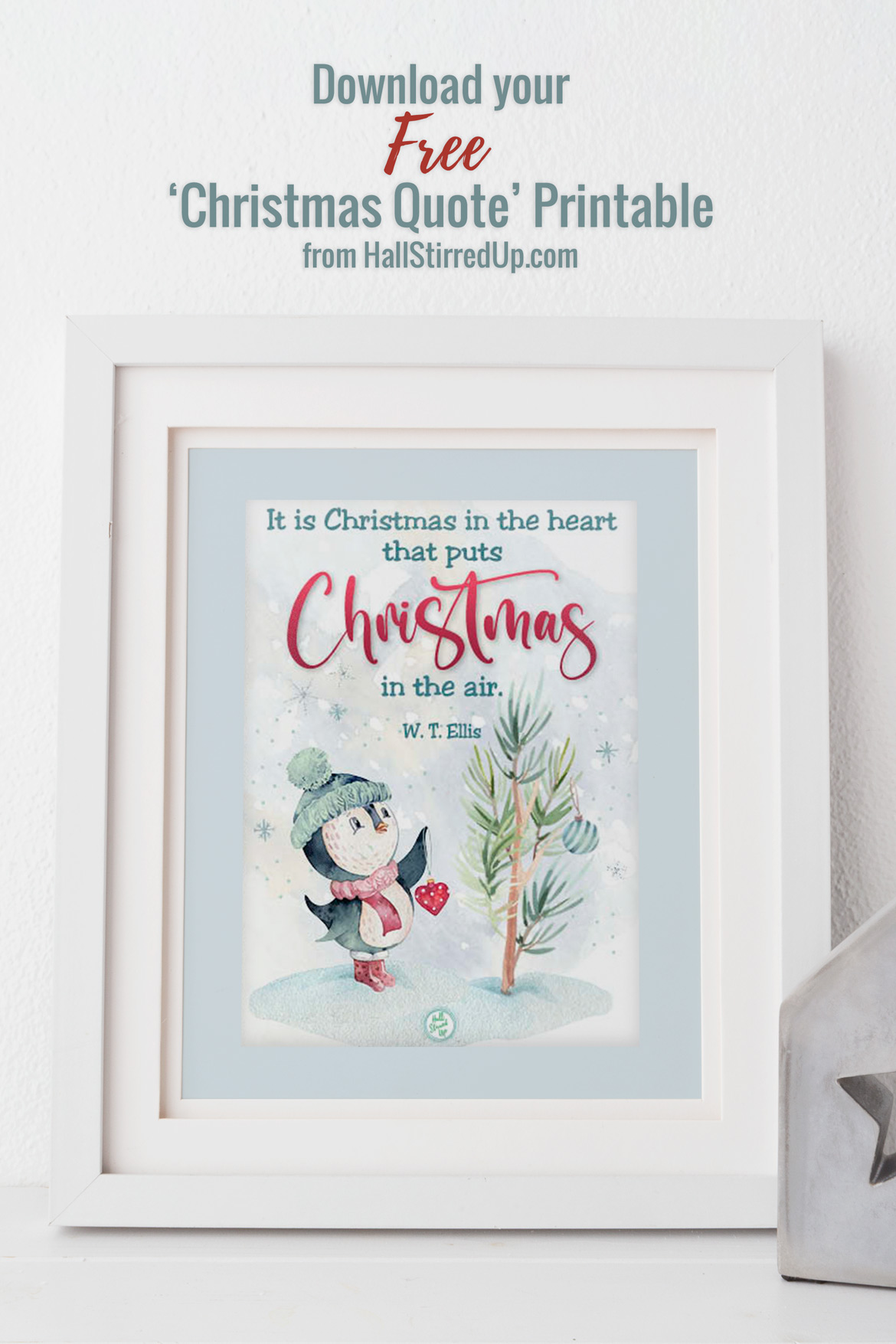My favorite Christmas quotes and a pretty new free printable