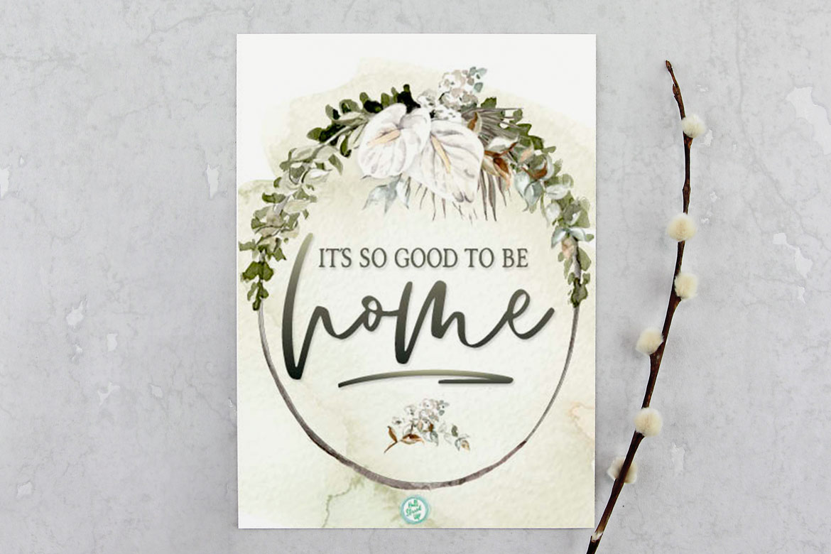 Winter Hygge and a ‘Good to be Home’ printable