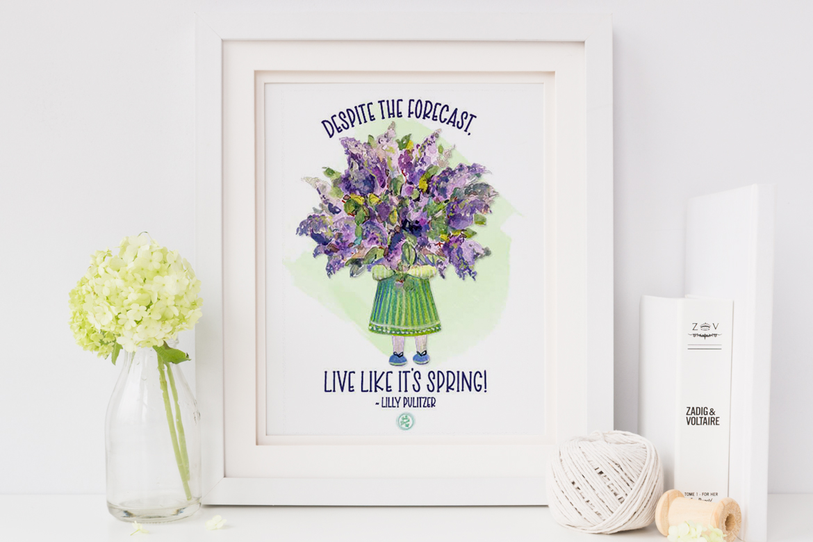Live like it’s spring and download a pretty free printable!