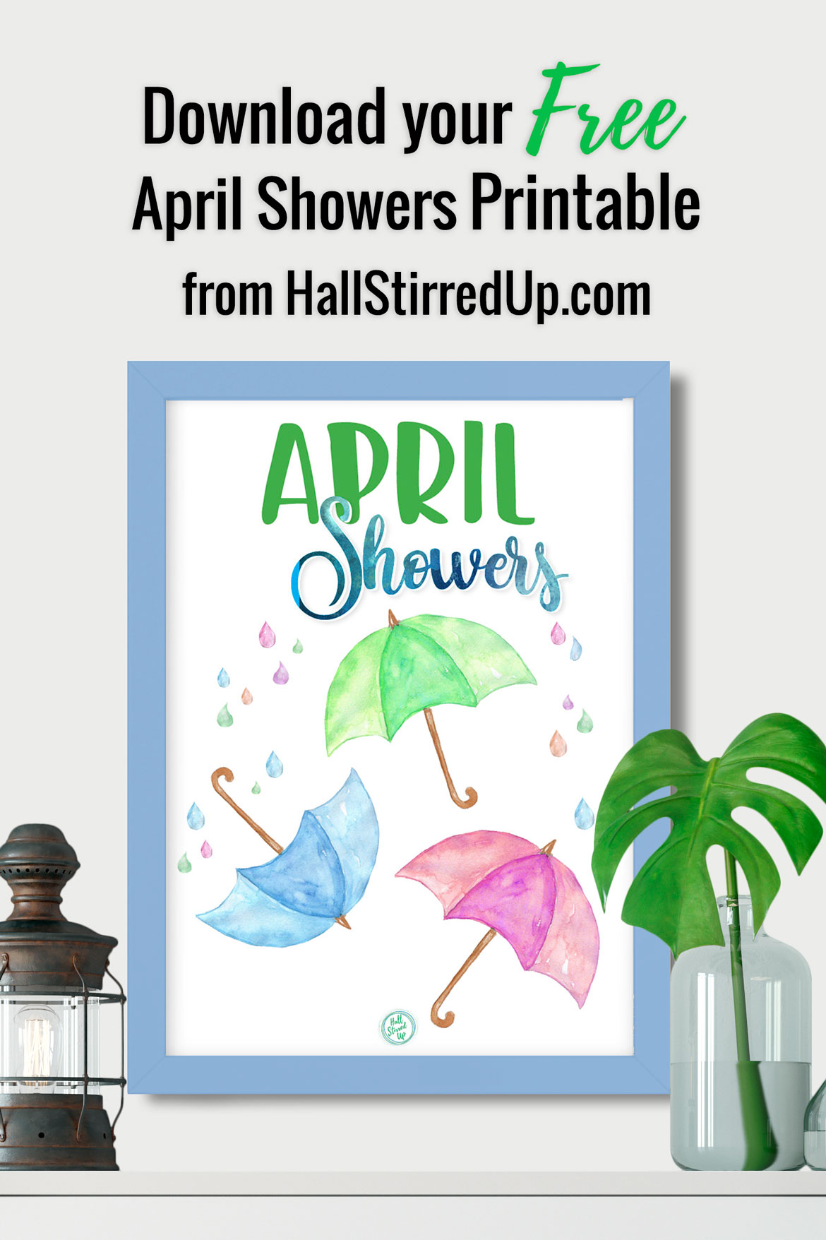 It's time for an April Showers printable