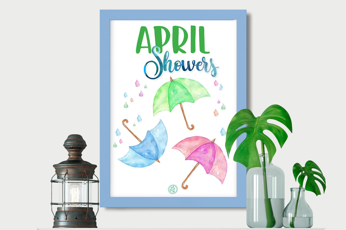 It’s Time for an April Showers free printable!