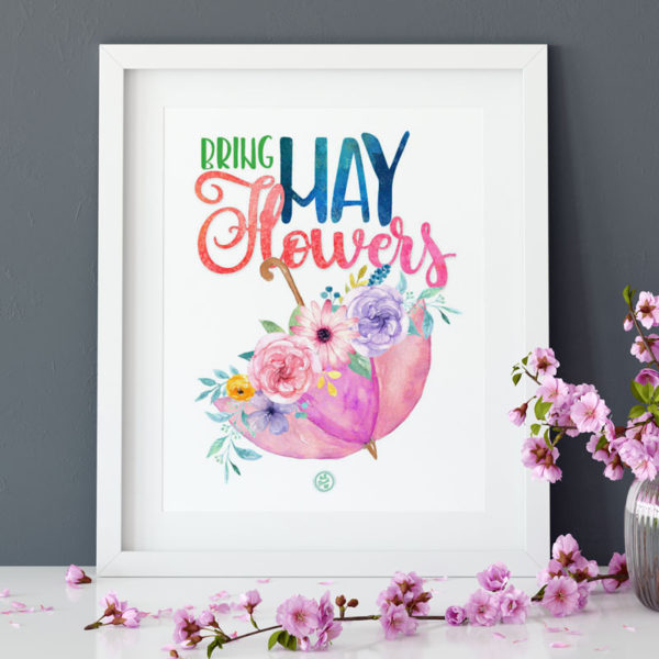 It's time for a May Flowers printable
