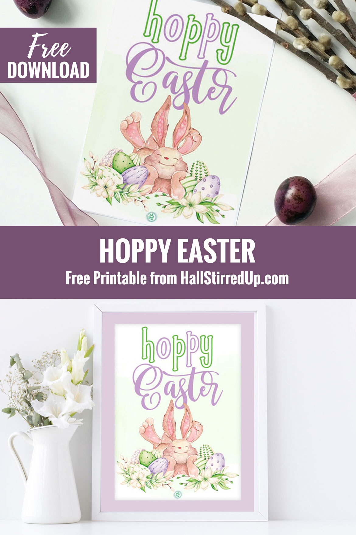 Have a Hoppy Easter with a fun free printable