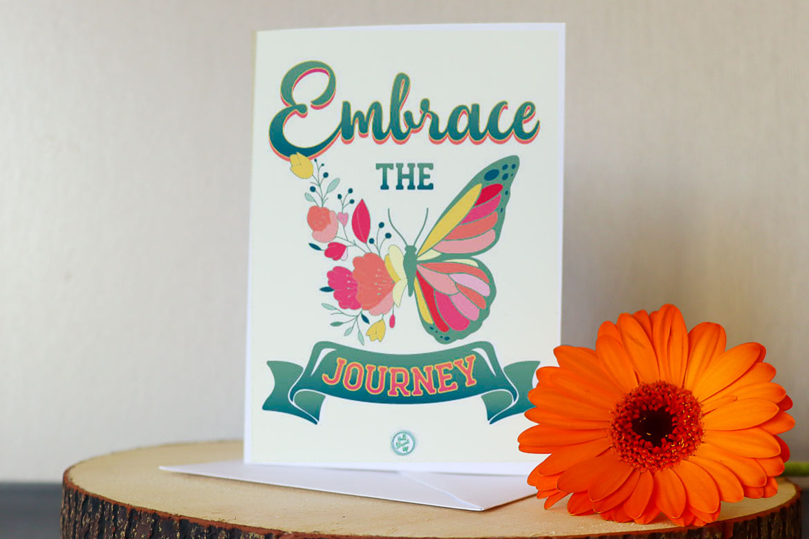 Embrace the Journey! Monthly Motivation includes printable