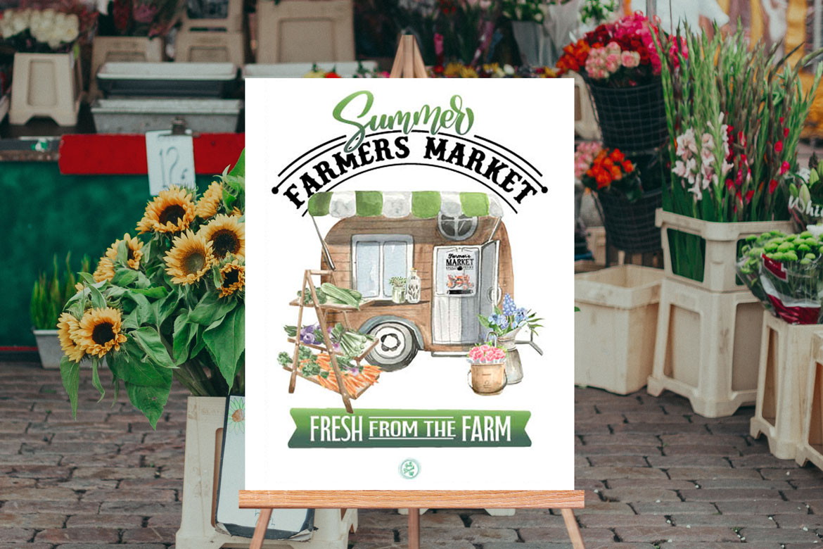 Download a free ‘Summer Farmers Market’ printable!