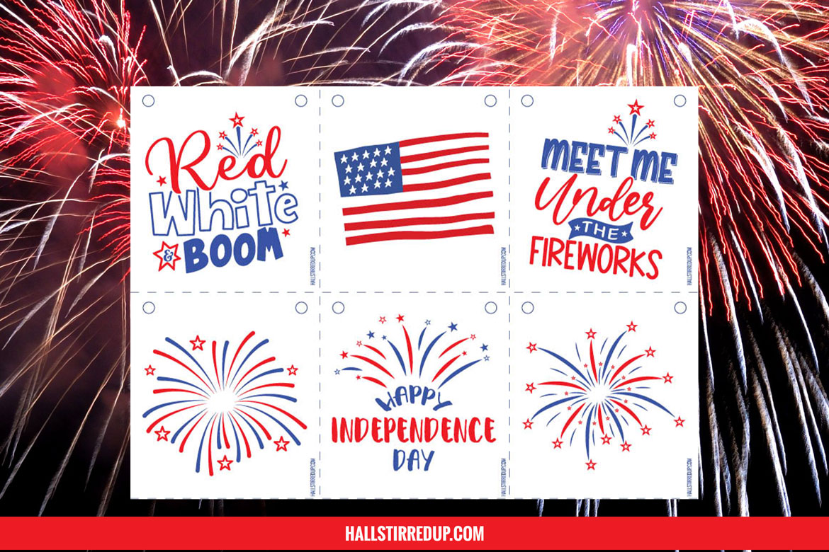 Celebrate Independence Day with a free patriotic bunting