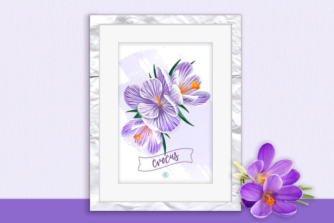 I love Crocus! Includes pretty free printable