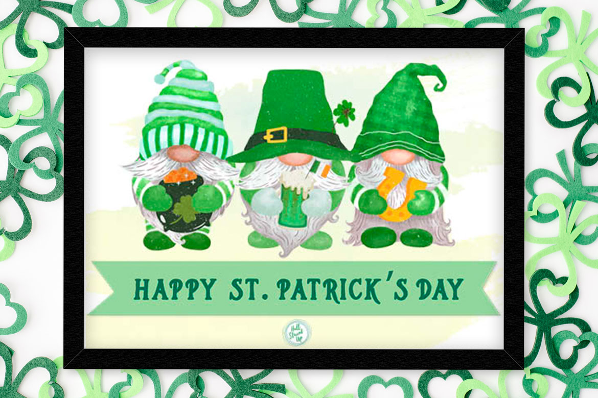 It’s a festive St. Patrick’s Day free printable!