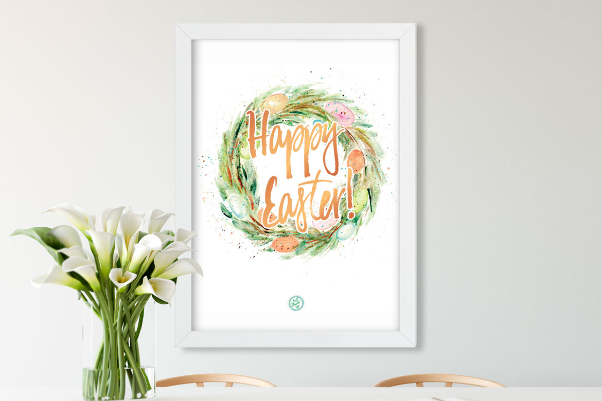 Happy Easter with a fun free printable!