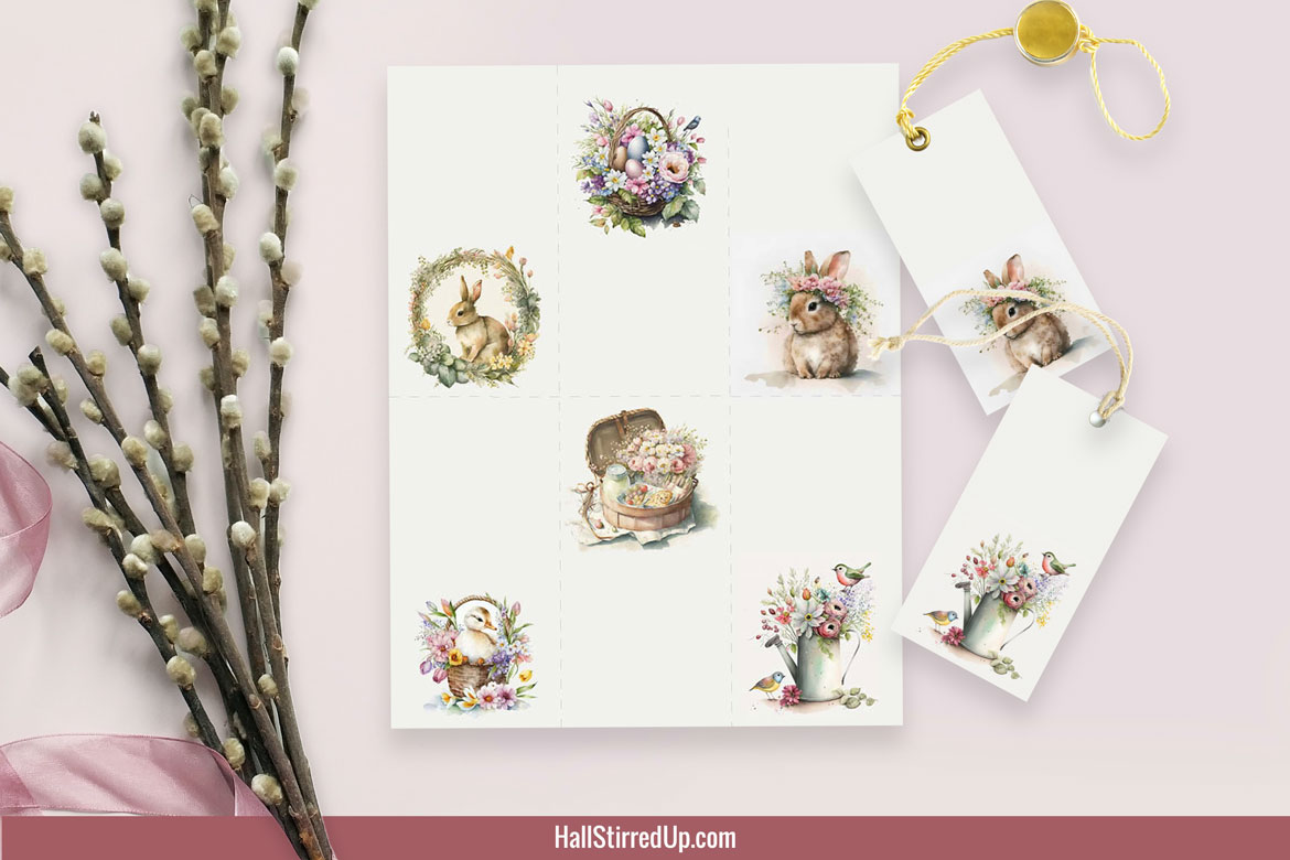 Celebrate the season with free Spring Gift Tags