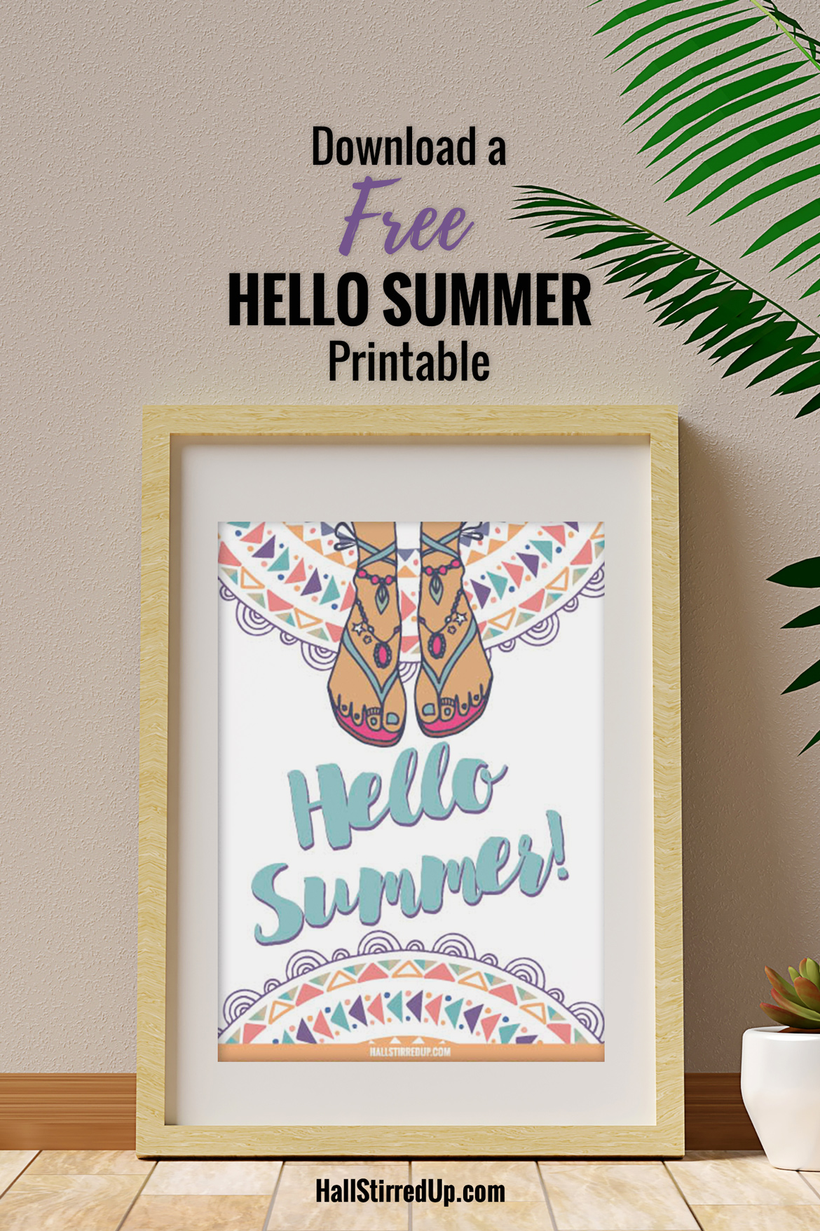 Summer Days! Let's celebrate with a fun free printable