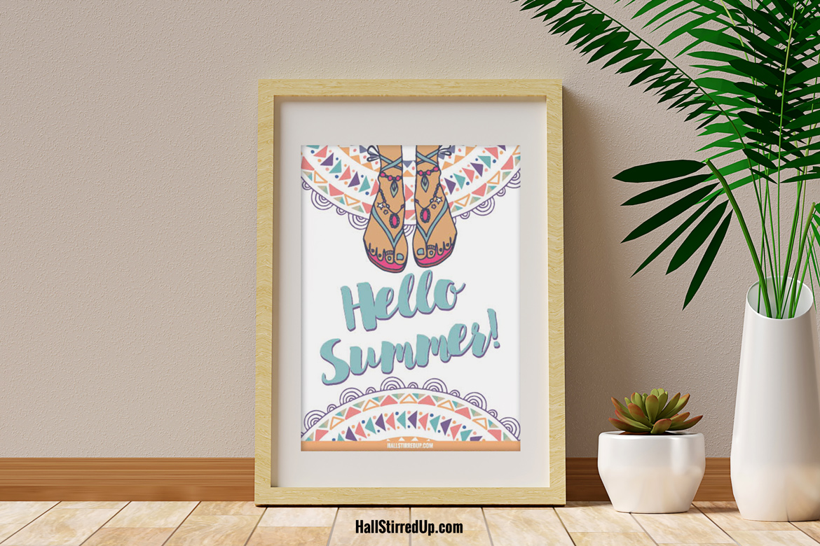 SUMMER DAYS! Let’s Celebrate with a fun free printable!