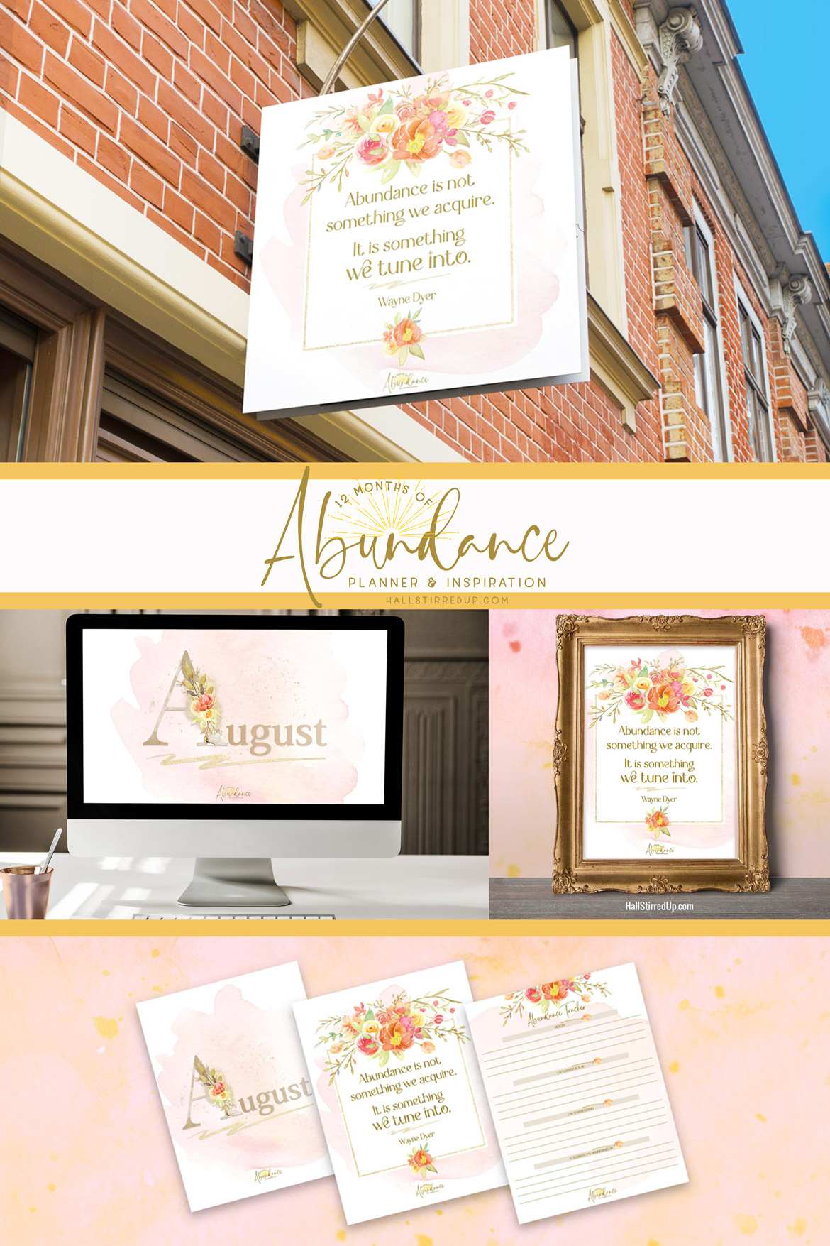 Tune in to abundance! Includes free printable