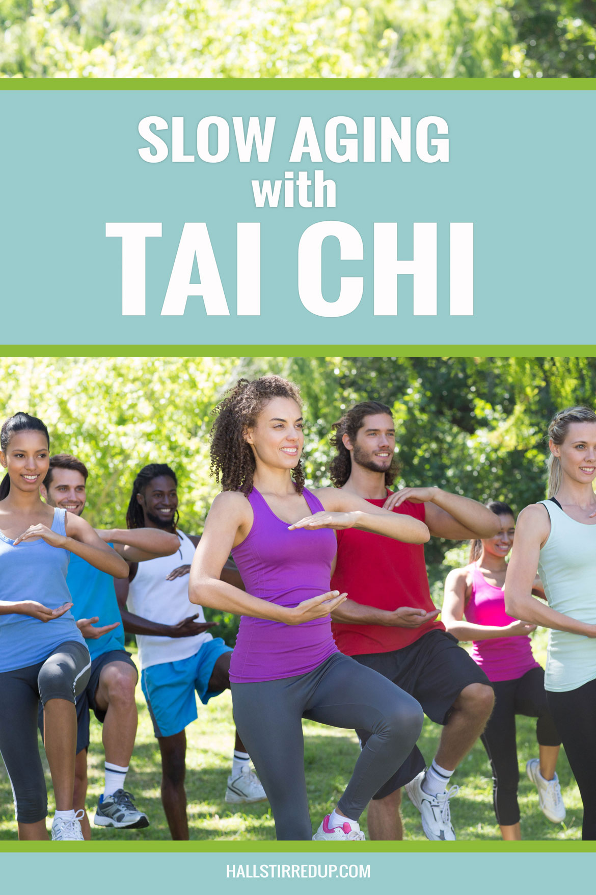 Slow aging with Tai Chi