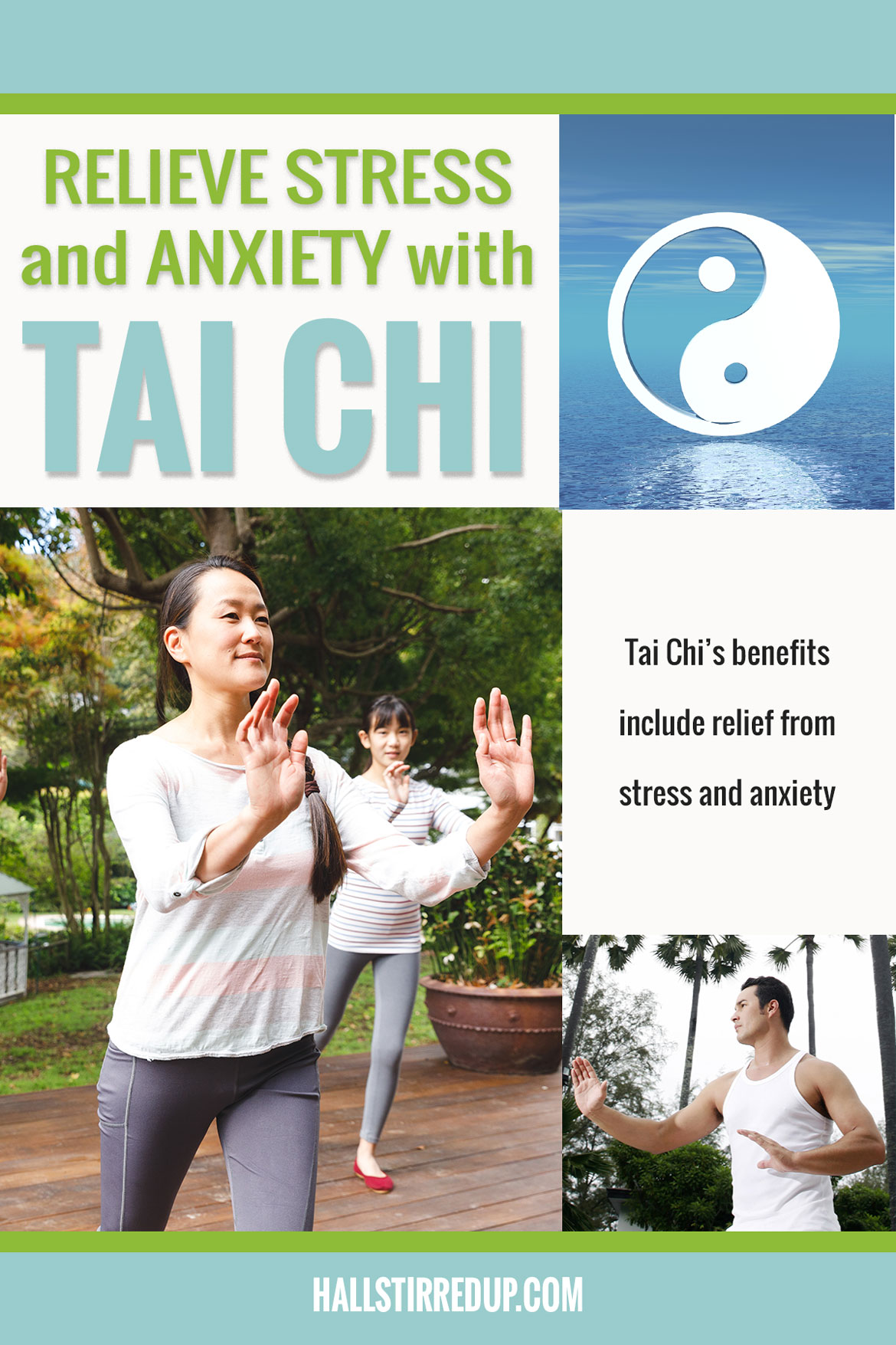 Relieve stress and anxiety with Tai Chi