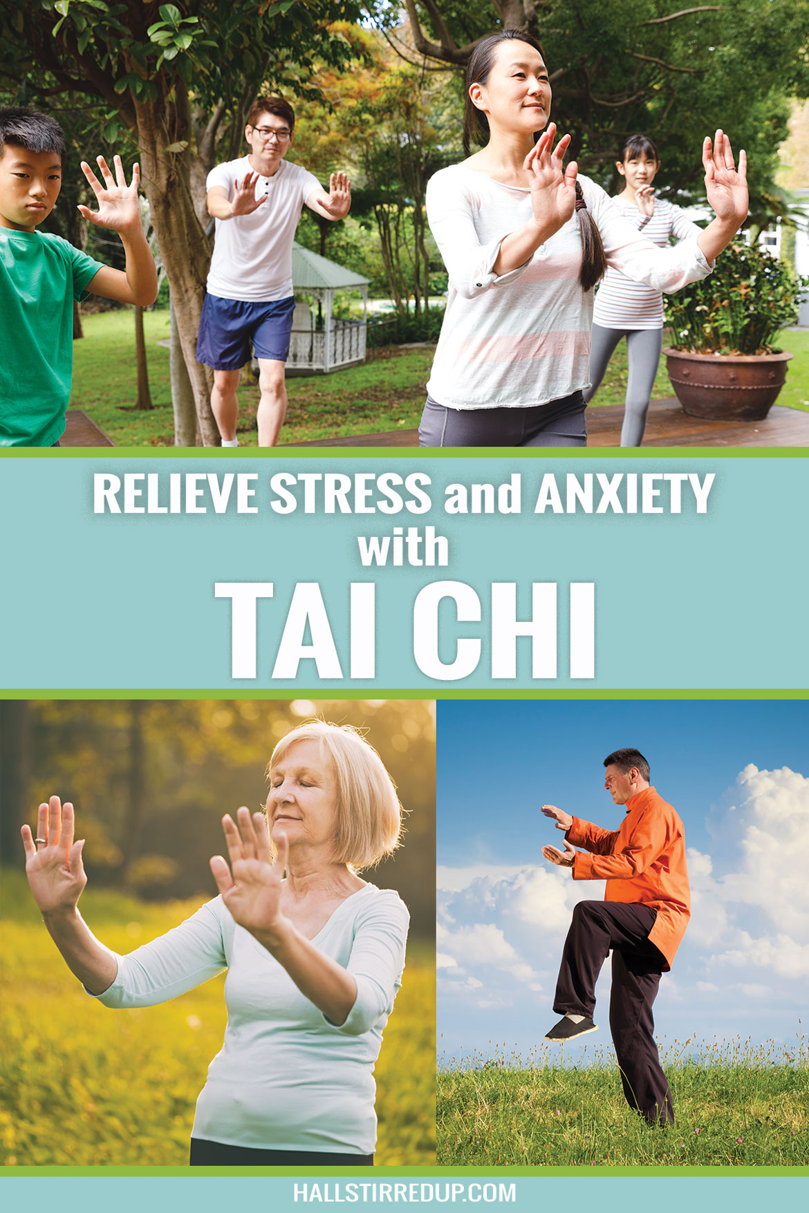 Relieve stress and anxiety with Tai Chi