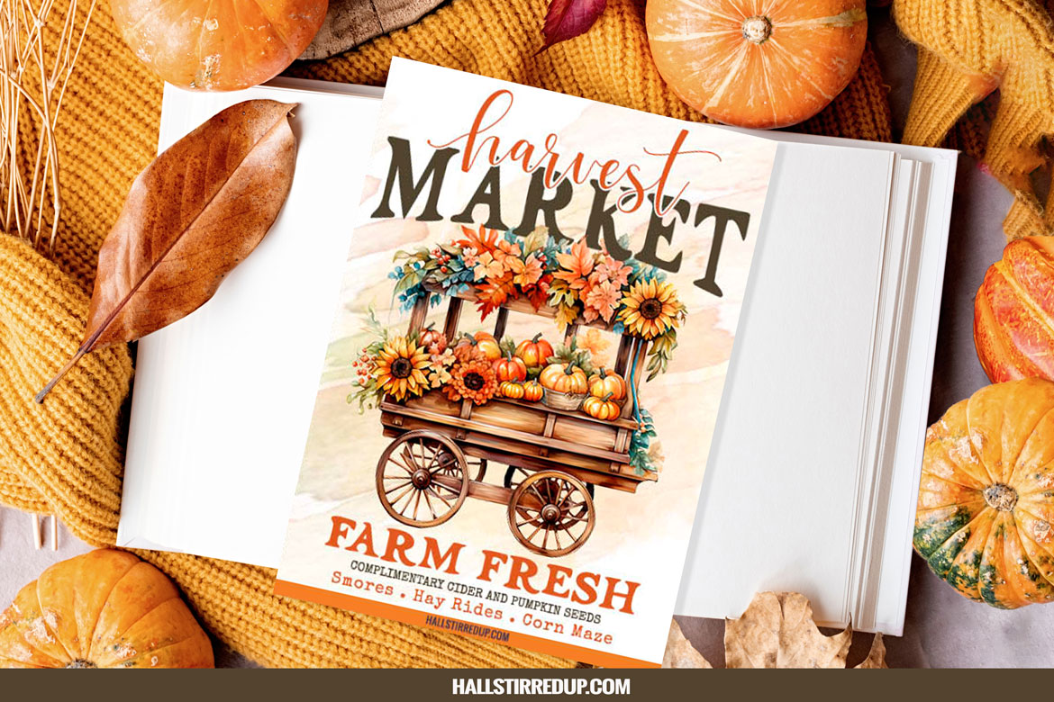 Let’s go to the Harvest Market! Includes free printable