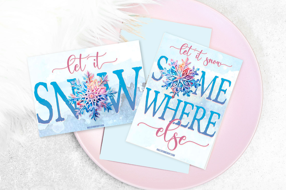 Are you Snow Yay or Nay? Includes 2 fun free printables