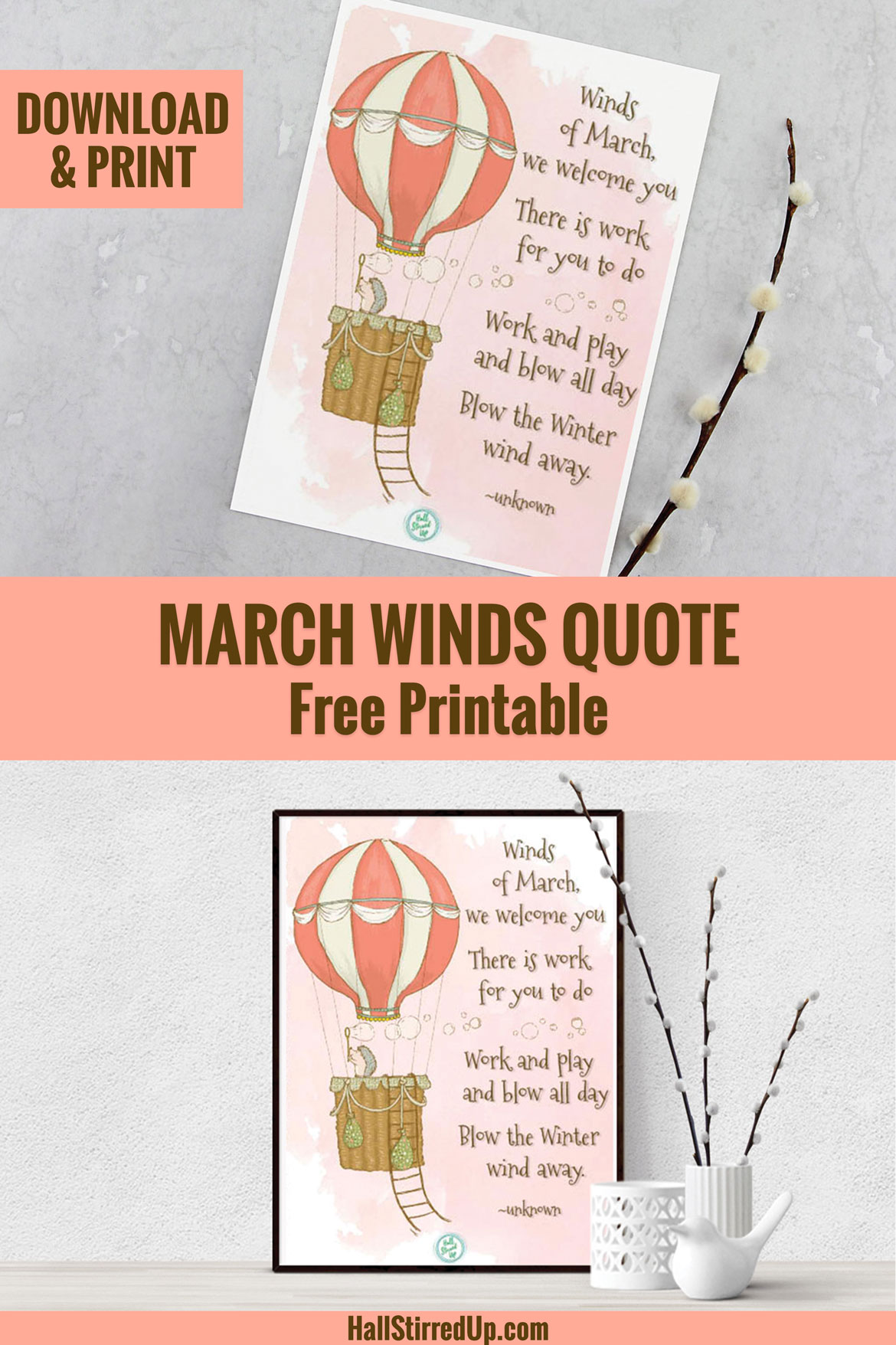Download your Winds of March printable