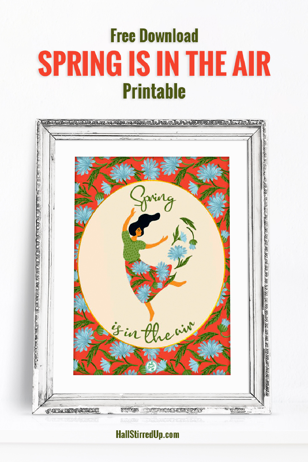 Spring is in the air and includes a fun free printable