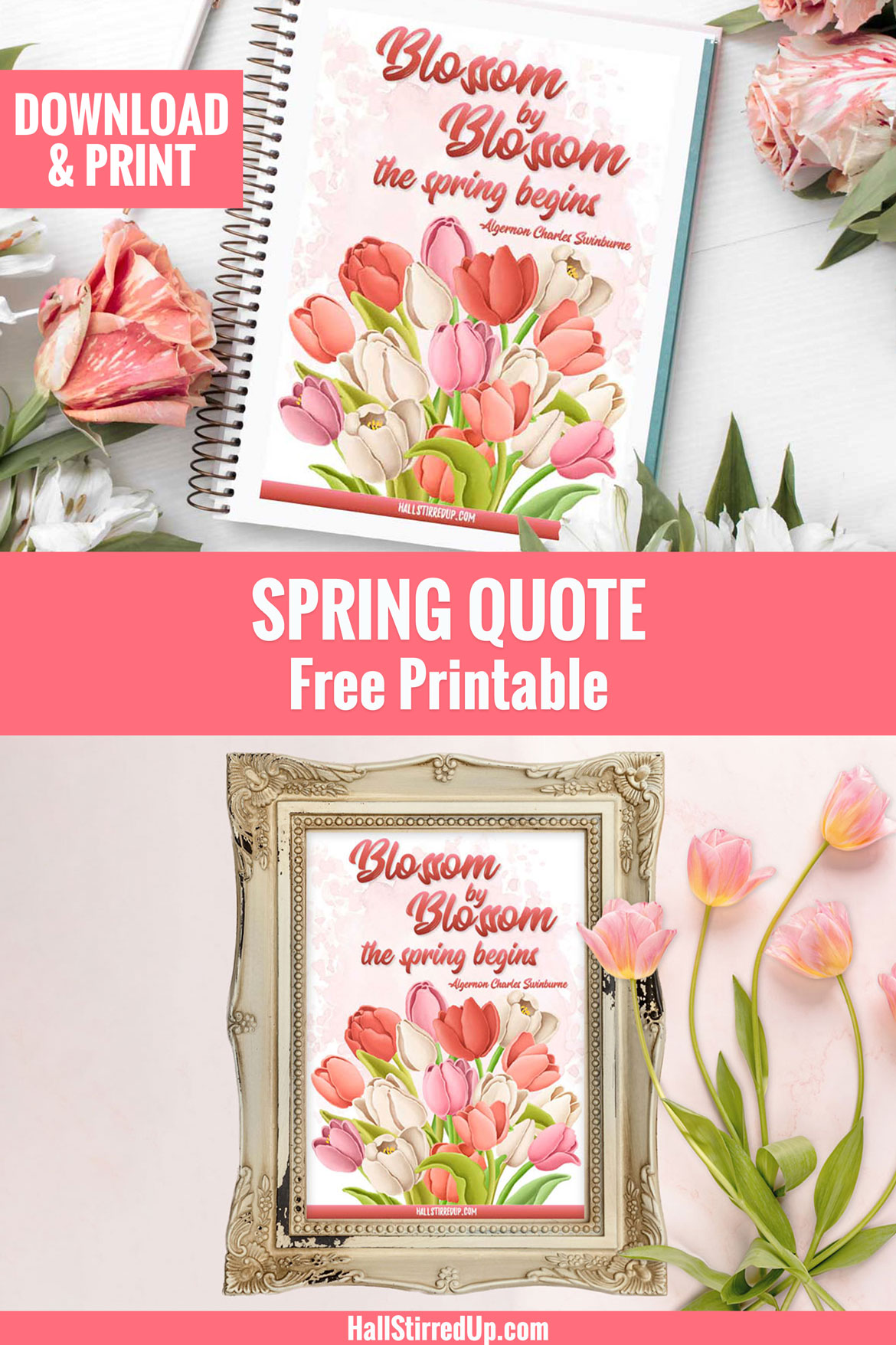 My favorite quotes for spring and a new printable