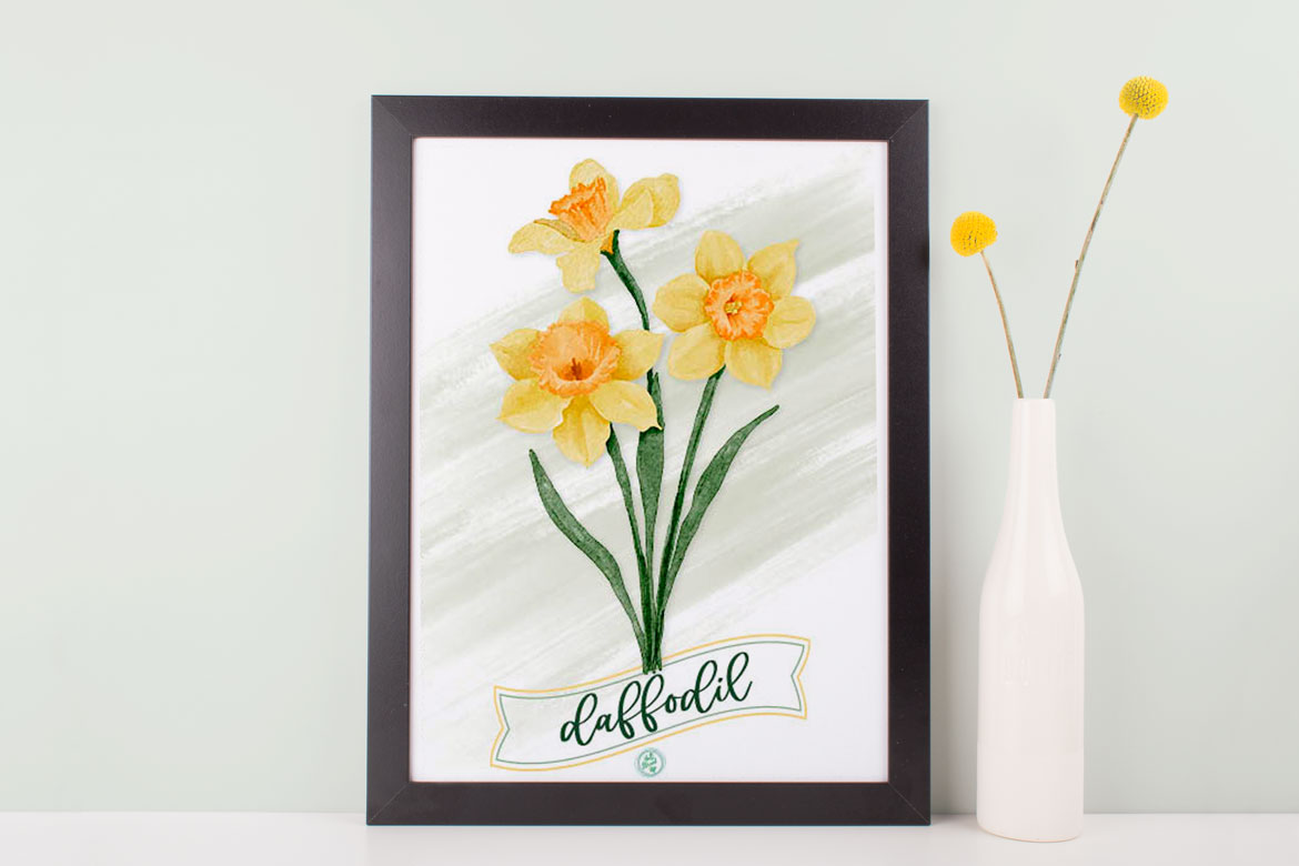 I love Daffodils! Includes free printable