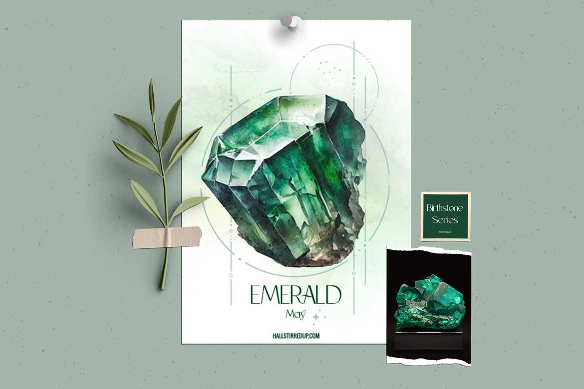 Elegant Emerald is May’s Birthstone! With printable